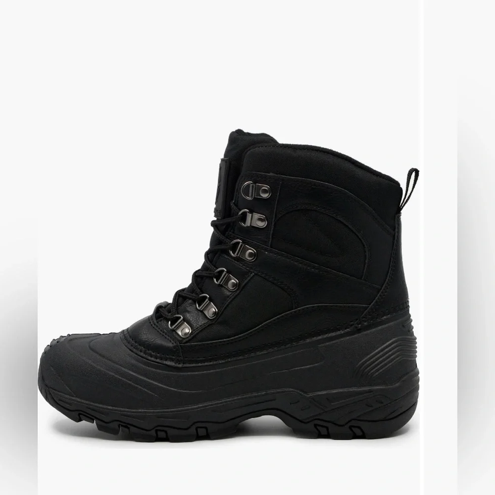 Black Men's Rain & Snow Boots